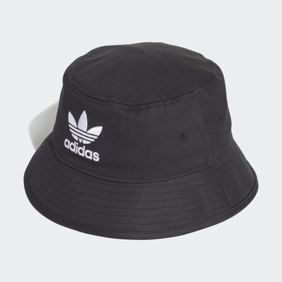 adidas Adicolor Trefoil Bucket Hat - Black | adidas LK