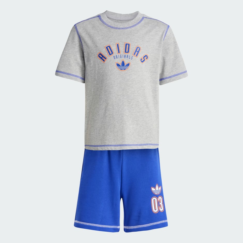 طقم تيشيرت وشورت للأطفال