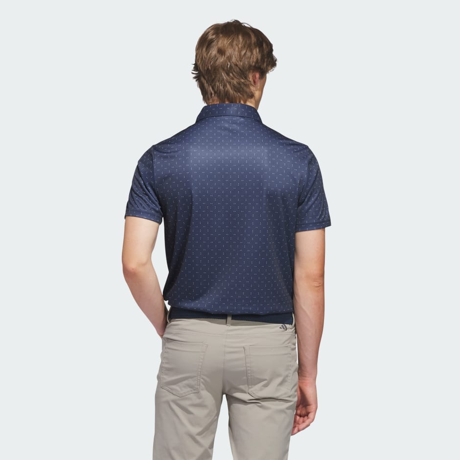 PERFORMANCE TEXTURED PRINT POLO SHIRT
