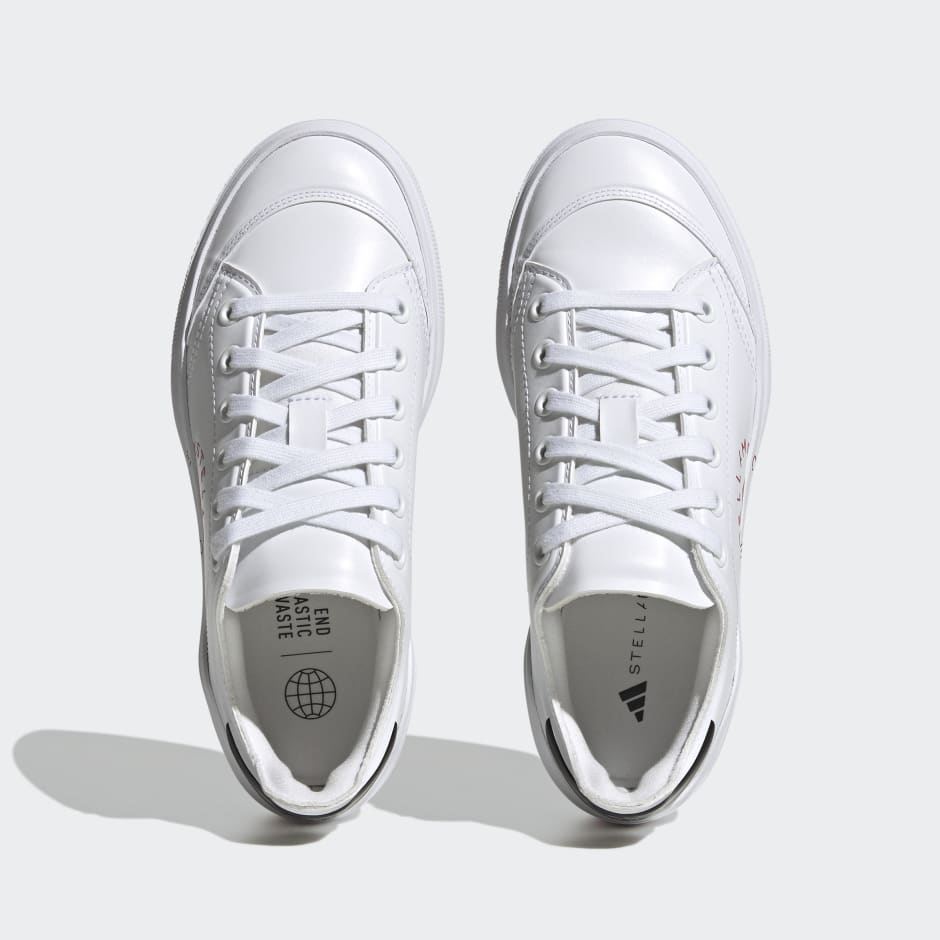 Shoes - adidas by Stella McCartney Court Shoes - White | adidas South ...