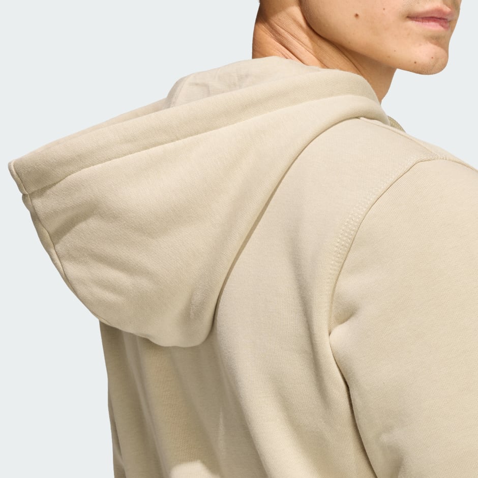 Majica s kapuljačom Trefoil Essentials s patentnim zatvaračem punom duljinom