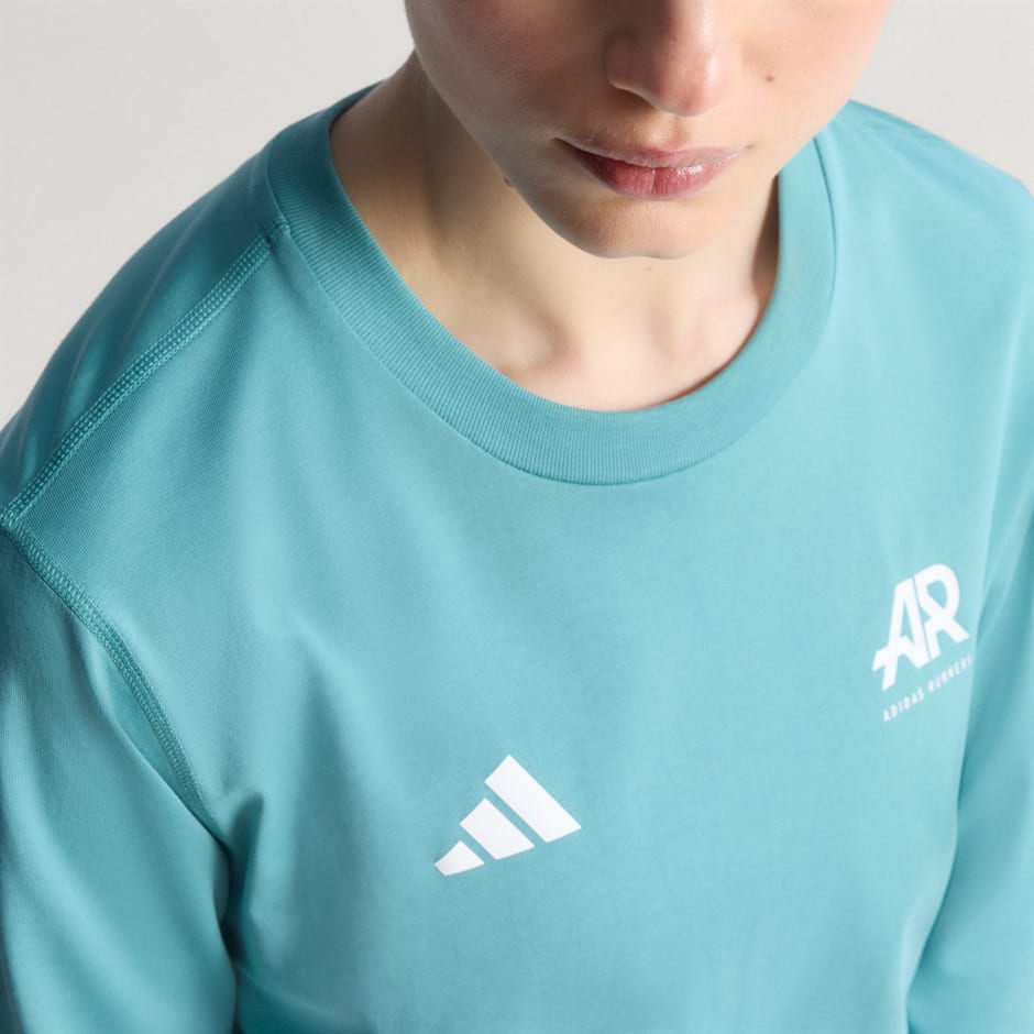 تي شيرت Runners بأكمام طويلة (للجنسين)