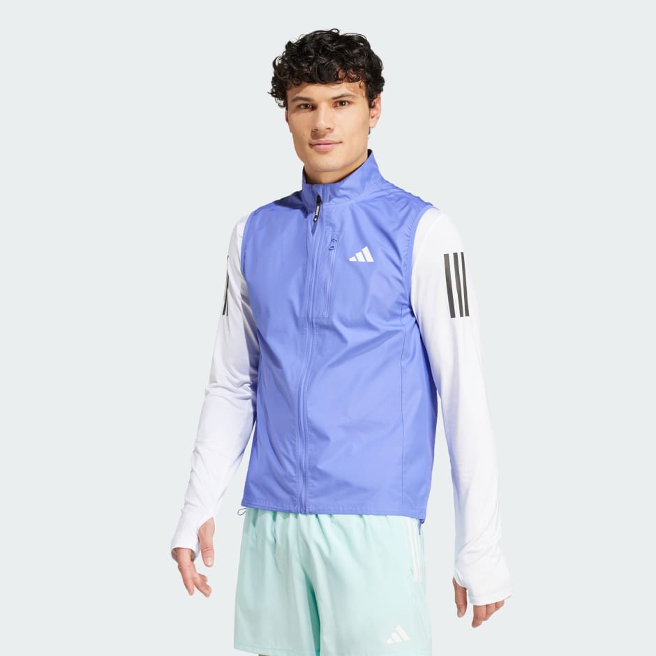 adidas Own the Run Vest Blue adidas TZ