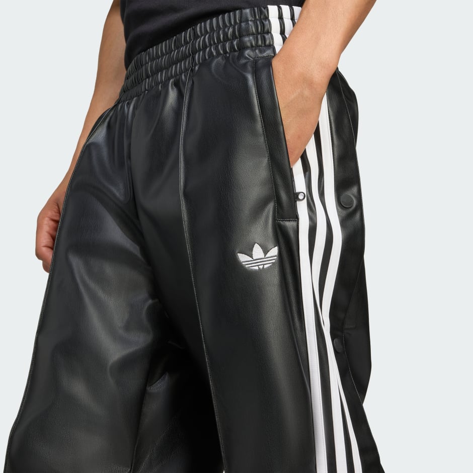 adidas x Jeremy Scott Faux Leather Wide Pants