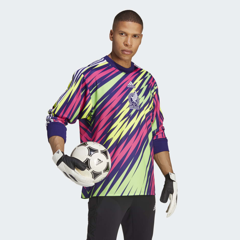 Men's adidas Purple Mexico National Team Icon Goalkeeper Jersey