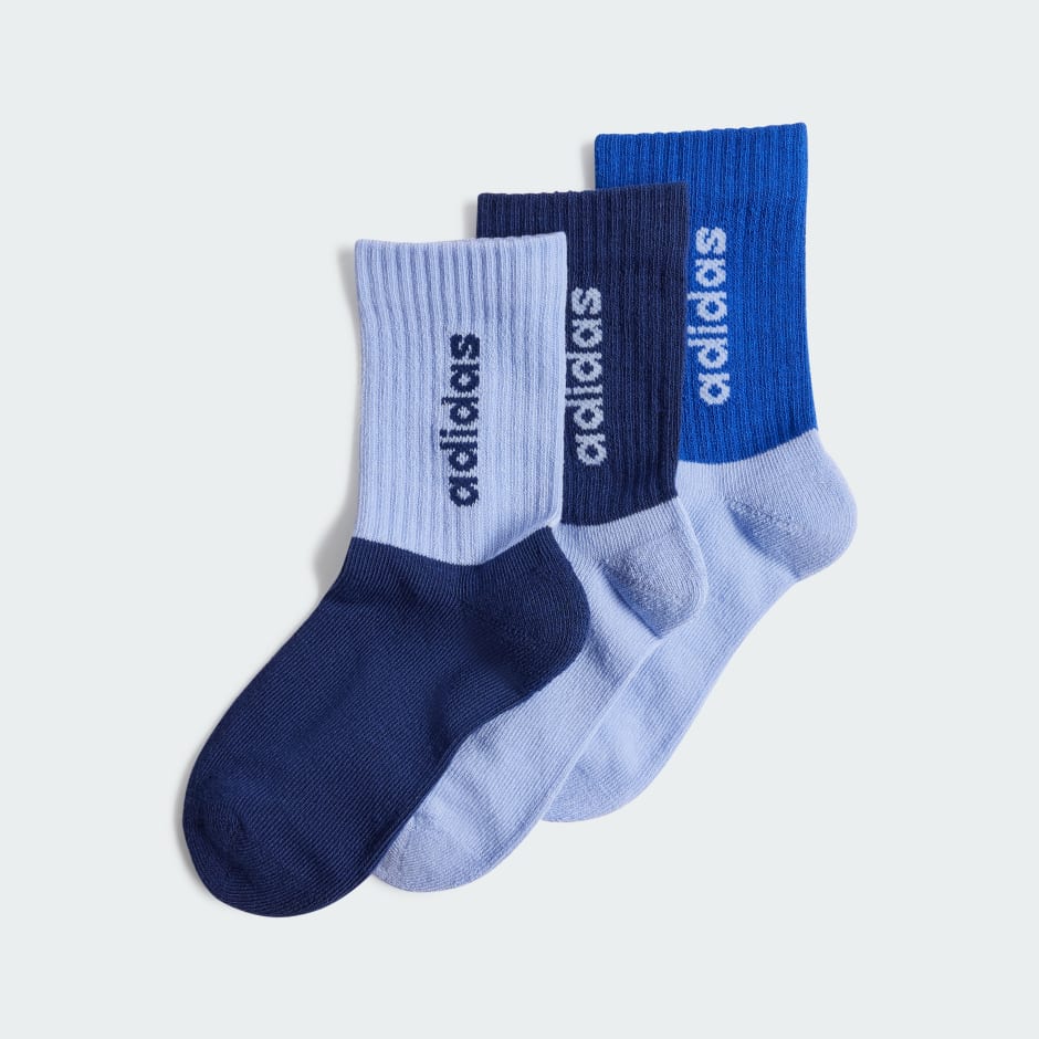 Linear Crew Socks 3 Pairs Kids