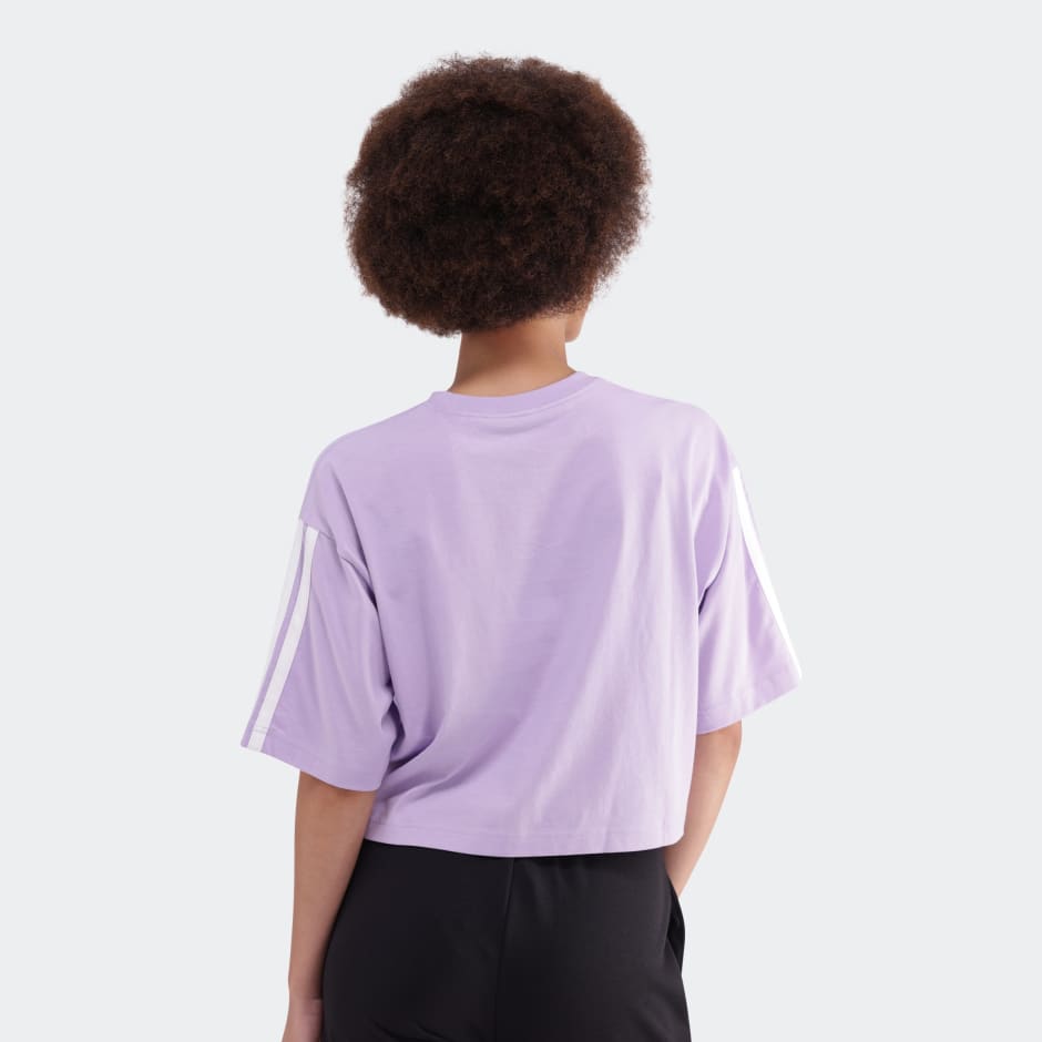 Essentials 3-Stripes Cotton Loose T-Shirt