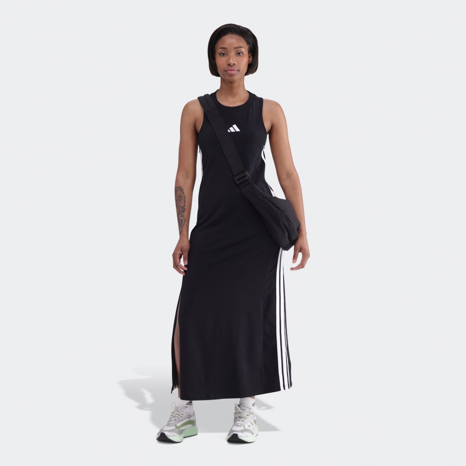 Essentials 3-Stripes Long Racerback Dress