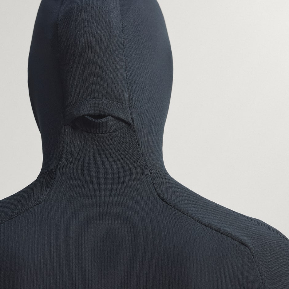 KNITTED HOODED LONG SLEEVE