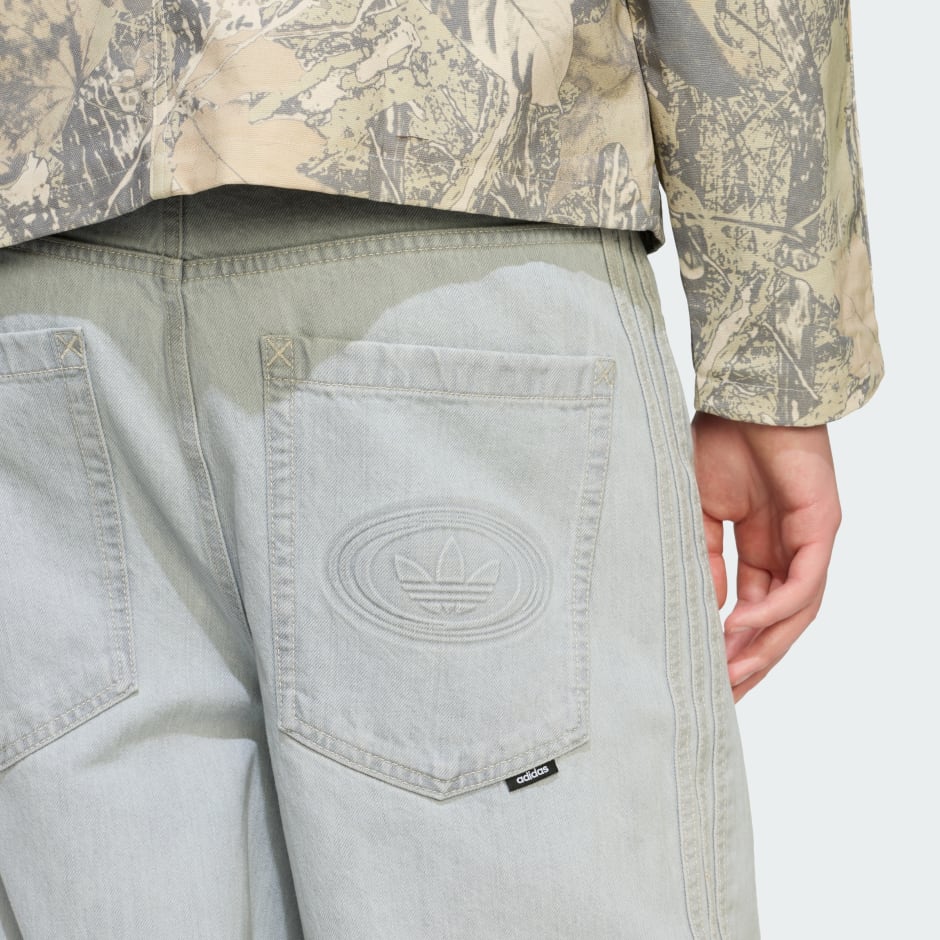 JEAN SKATER JAMBES LARGES 90s ALTERNATIVE SPORT