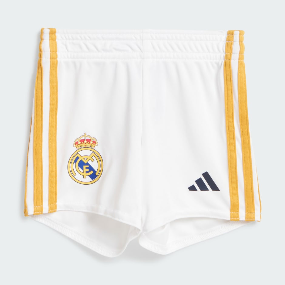 Boys Adidas Real Madrid 23/24 Home Kids Jersey - White