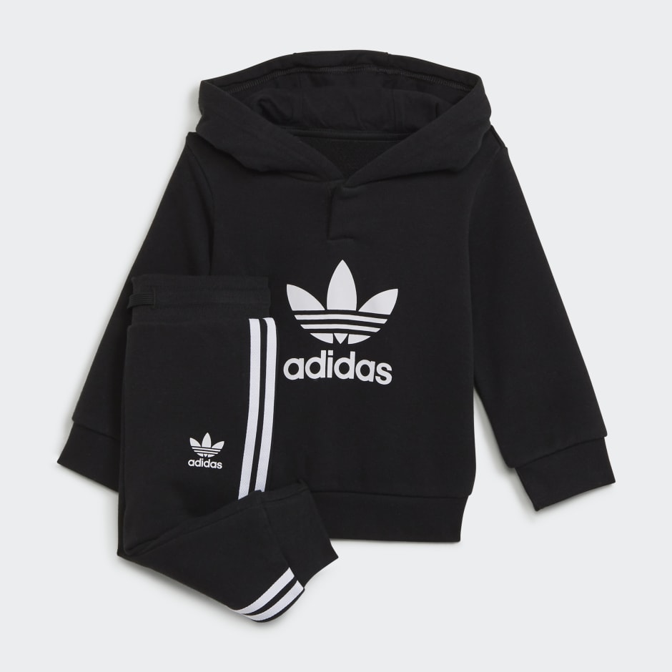 Boys black adidas hoodie best sale