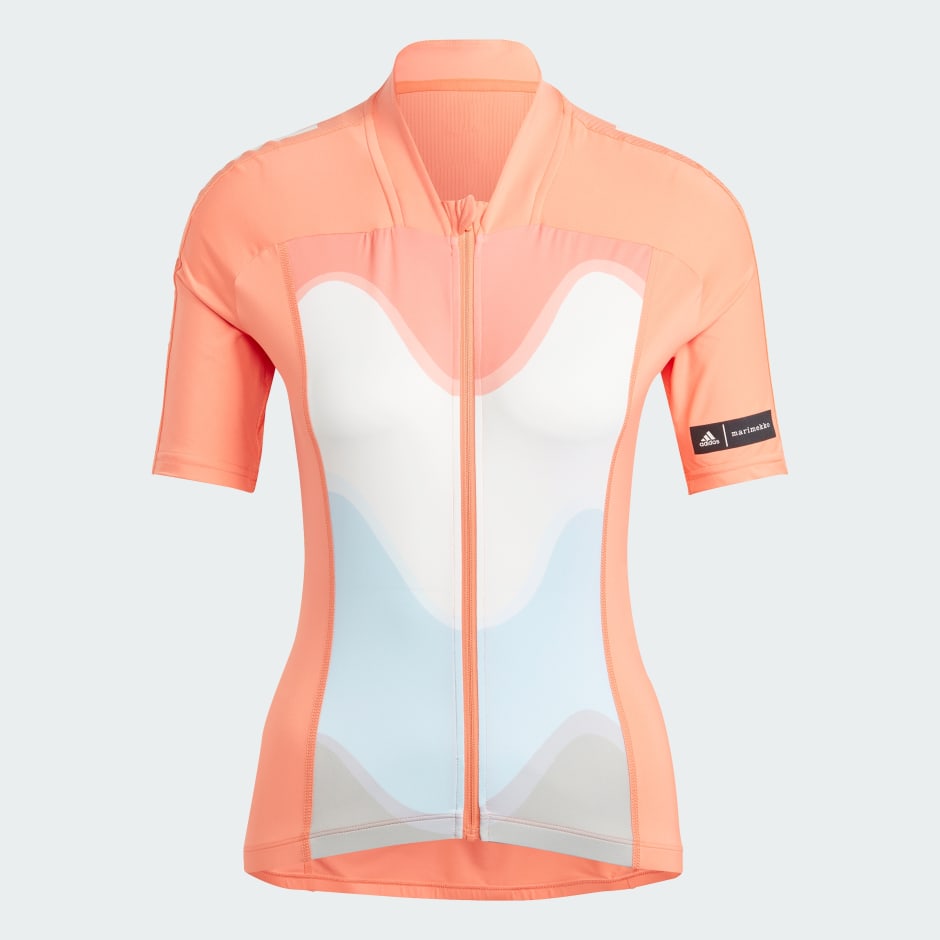 motivo trama Debilidad adidas The Marimekko Cycling Jersey - Orange | adidas KW