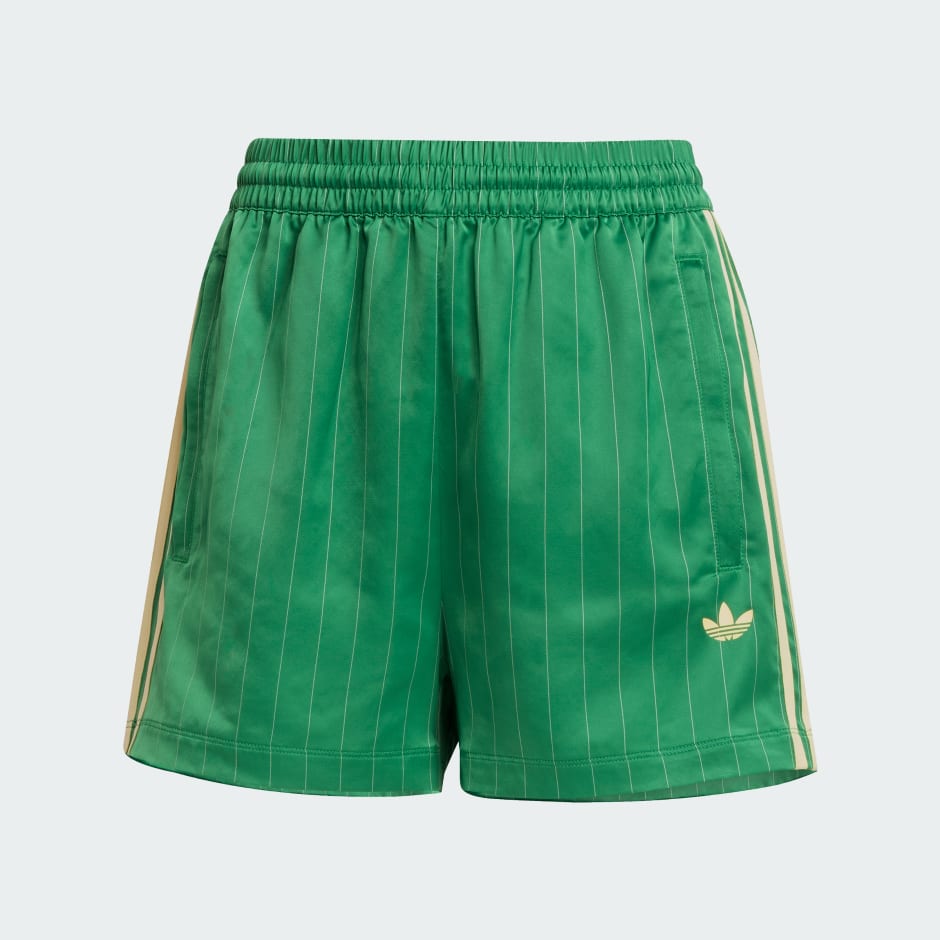 adidas Originals Pin-stripe Satin Shorts