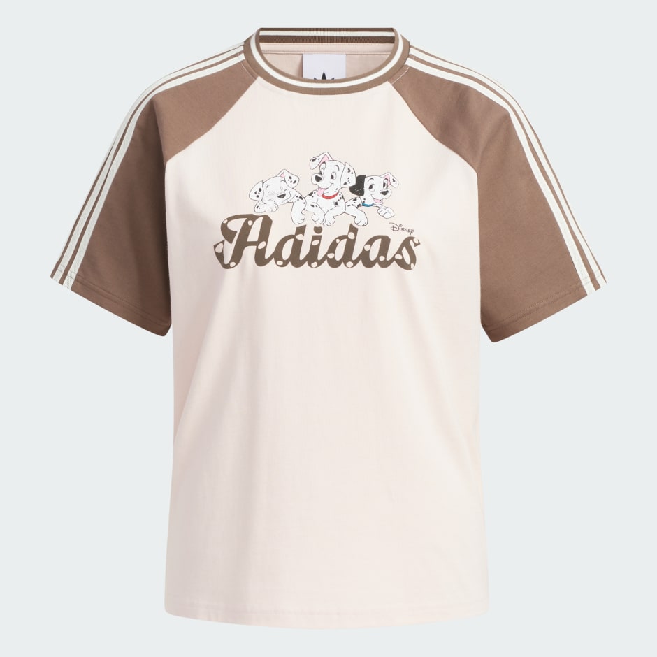 【adidas】ディズニー 101匹わんちゃんDALMATIAN RAGLAN Tシャツ adidas Disney Dalmatian Raglan Tee - Pink | adidas Hong Kong