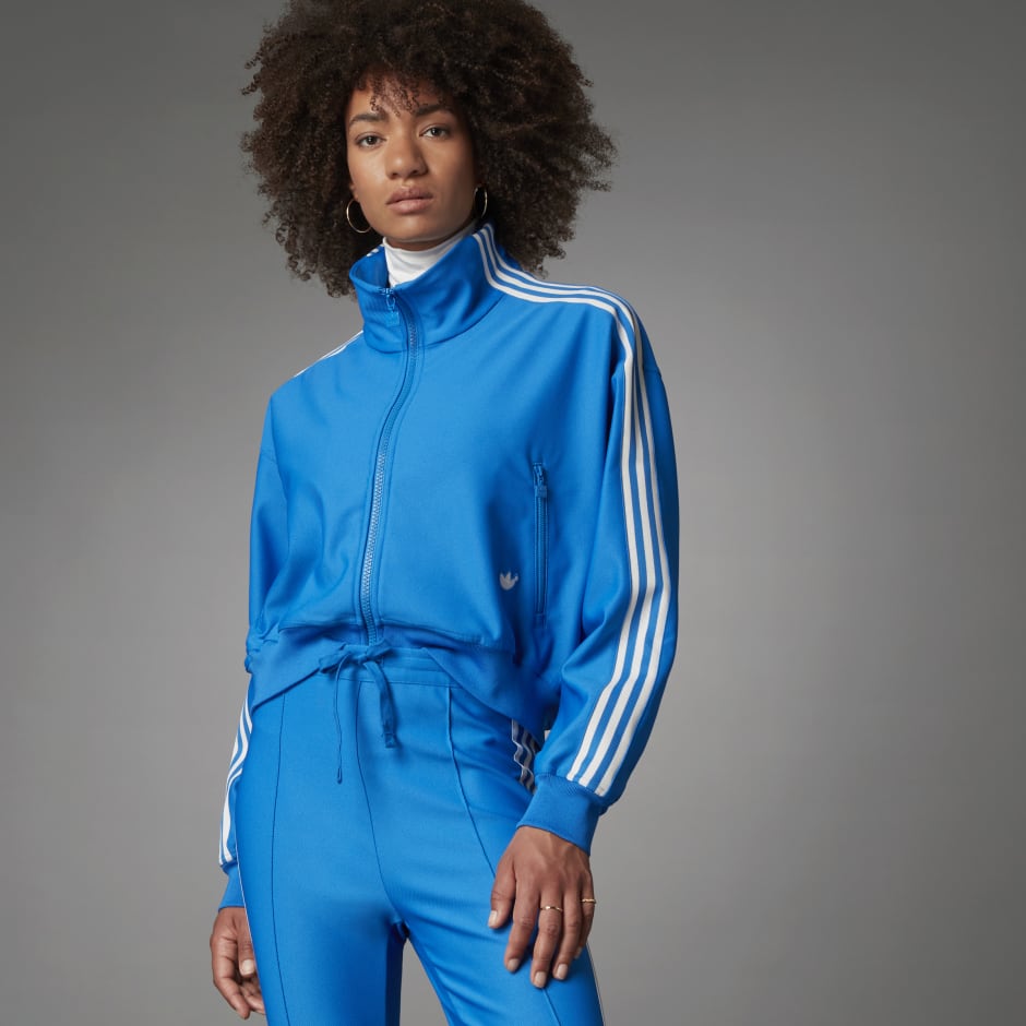 Blue Version Loose Beckenbauer Track Top image number null