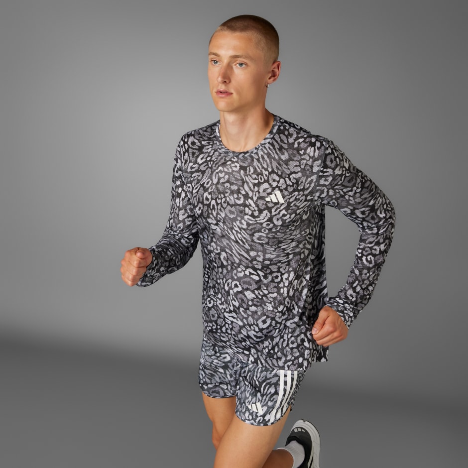 Own the Run CLIMACOOL 3-Stripes Long Sleeve Tee
