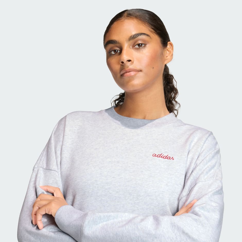 Bluză sport Seasonal Essentials Colorpop cu grafică brodată