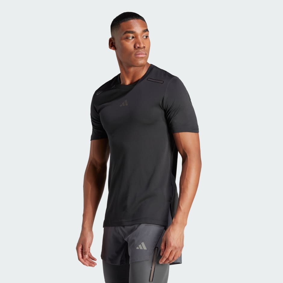 adidas HEAT.RDY HIIT Elevated Training Tee - Black | adidas UAE