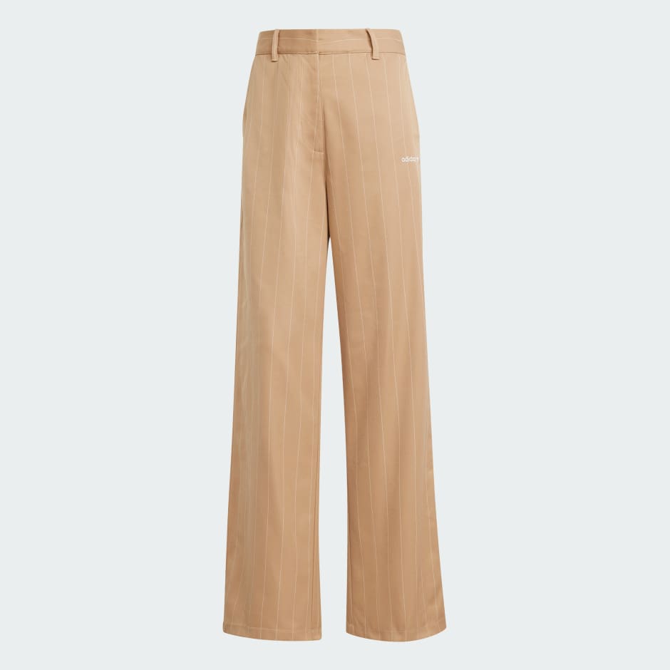 Pinstripe Twill Loose Pants