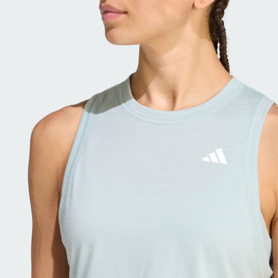 Camiseta sin mangas de training Essentials Boxy