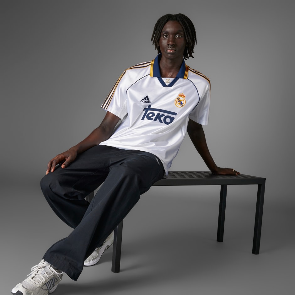 Clothing - Real Madrid 99/00 Home Jersey - White | adidas Oman