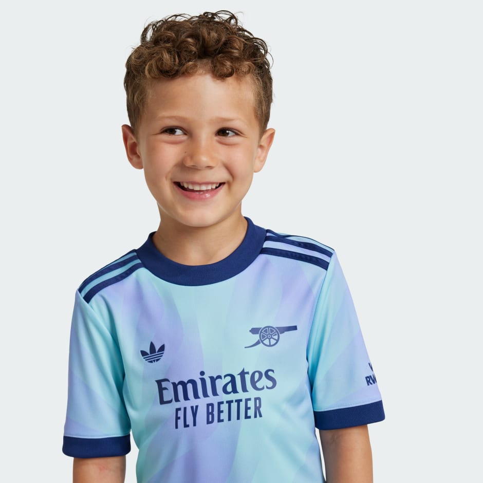 Set mini al treilea echipament Arsenal 24/25 pentru copii