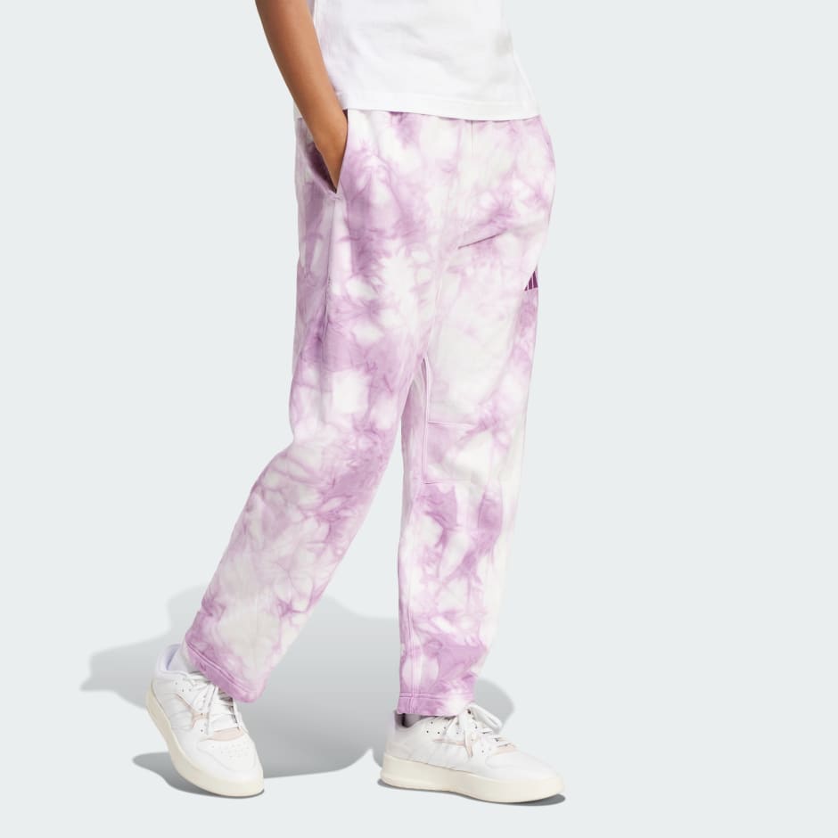 Pantalon coupe barrel molleton Tie-Dye ALL SZN