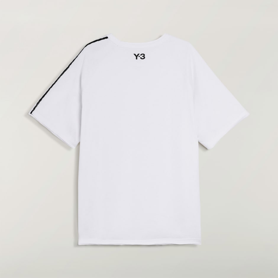 Y-3 RAW EDGE 3 STRIPES SHORT SLEEVE TEE