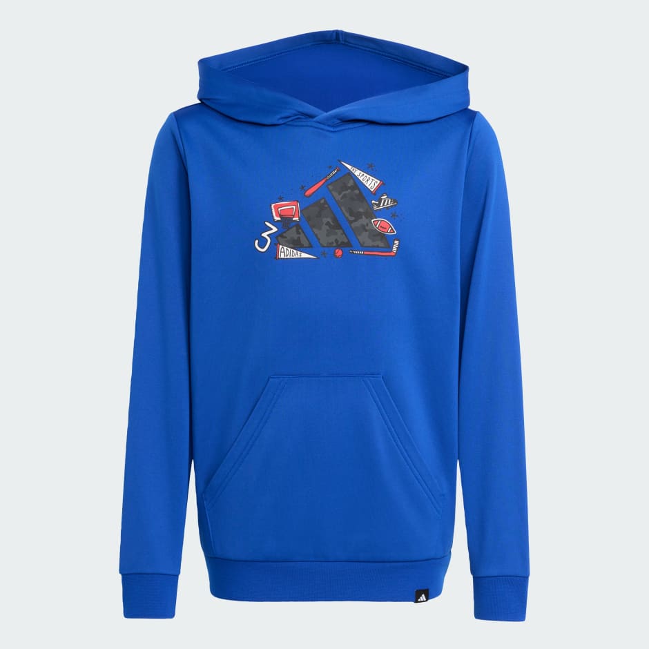CLIMACOOL Camo Training Graphic Hoodie Kids