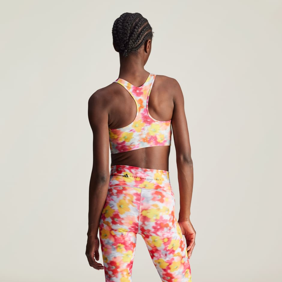 adidas by Stella McCartney TruePurpose Printed Bra