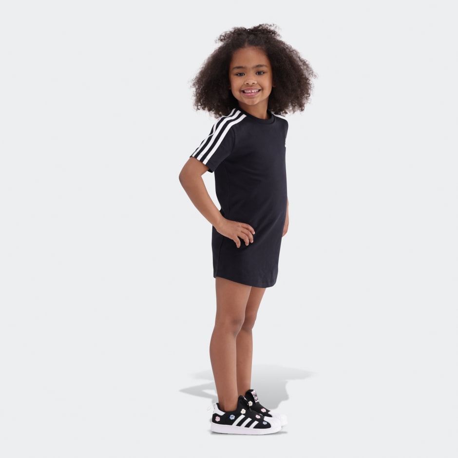 Essentials 3-Stripes Single Jersey Boyfriend Tee Dress