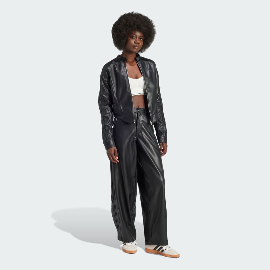 Premium Pleather Adibreak Track Pants