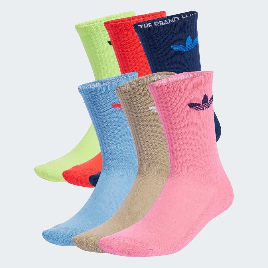 ستة أزواج من جوارب Trefoil Cushion Crew