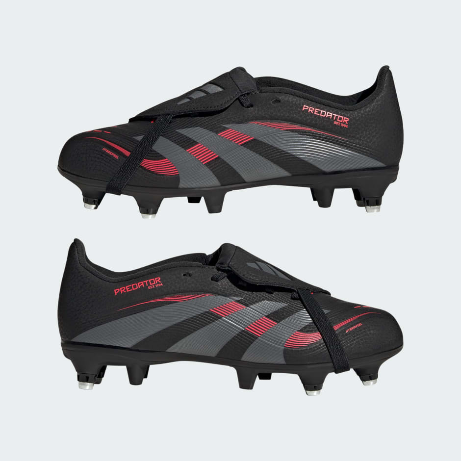 Ghete Predator League de teren moale, cu limbă pliabilă, pentru copii