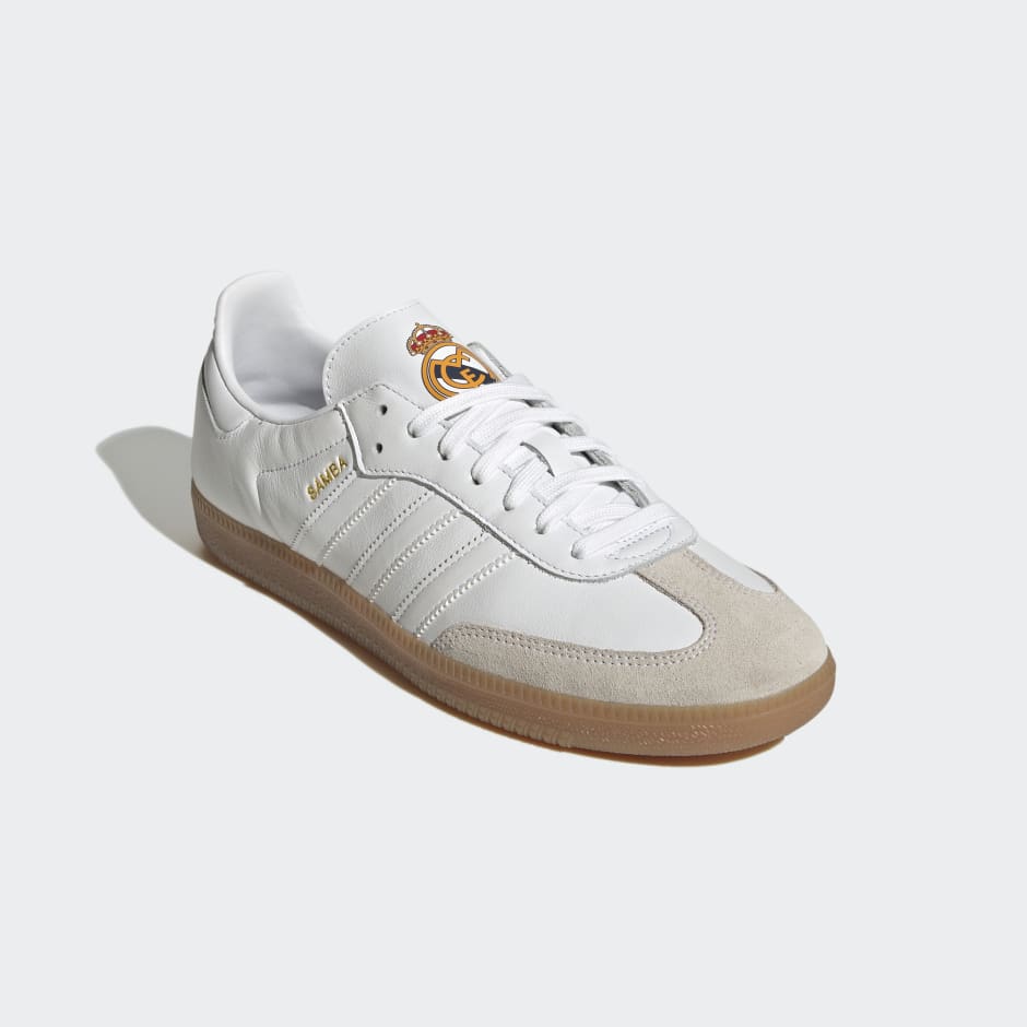 va a decidir compañero Rectángulo adidas SAMBA Real Madrid Shoes - White | adidas SA