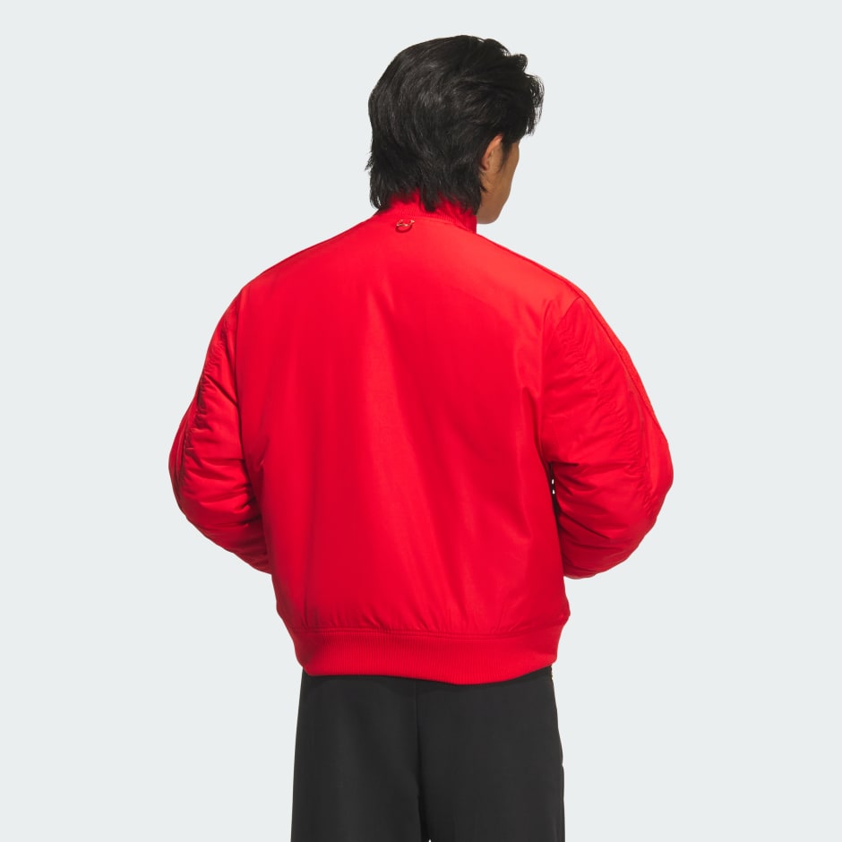 CNY MODERN CHINA 3 STRIPES PADDED BOMBER JACKET