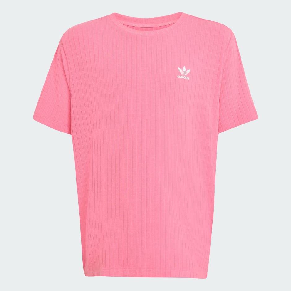 تيشيرت مضلع واسع للأطفال