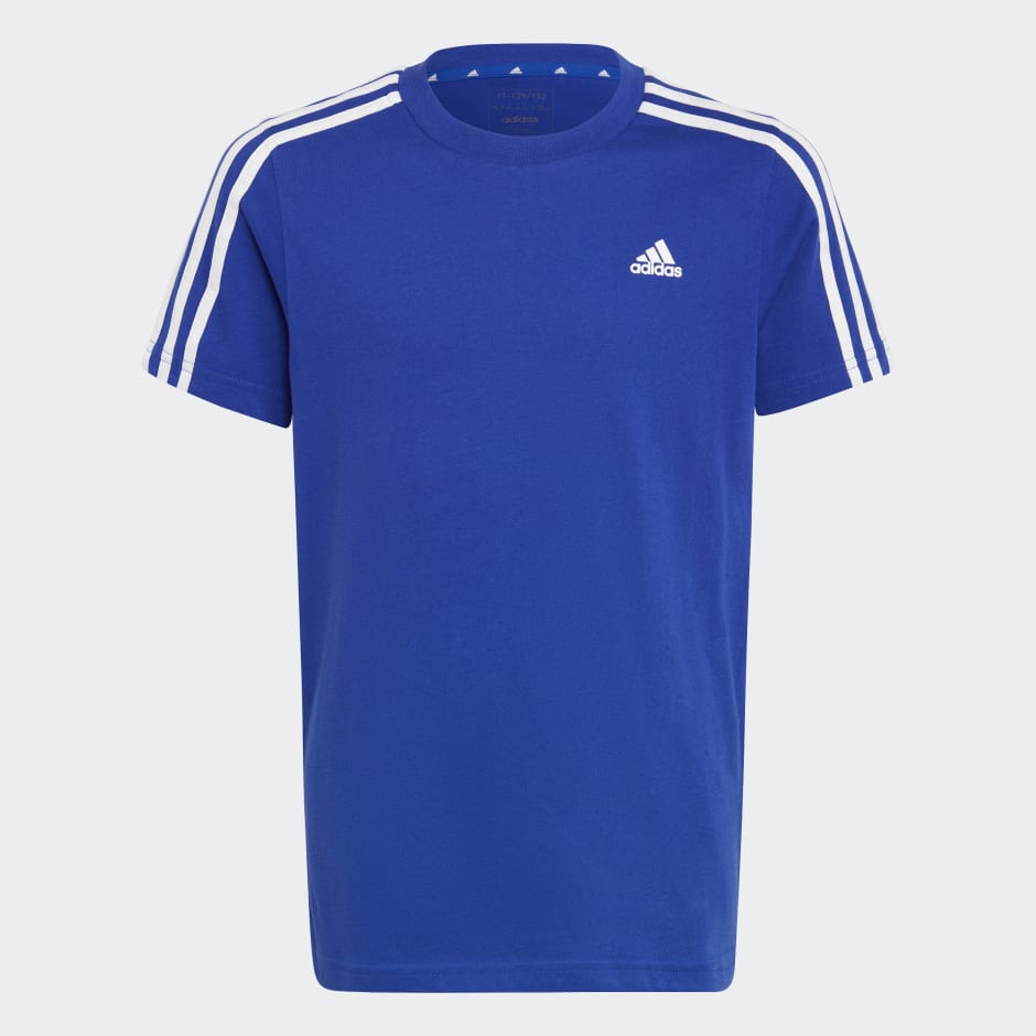 Essentials 3-Stripes Cotton Tee image number null