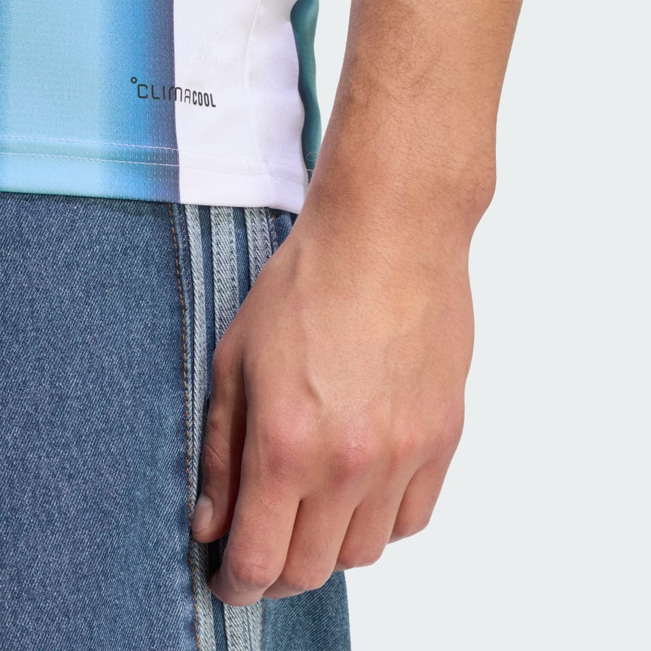 Argentina 26 Home Messi Jersey