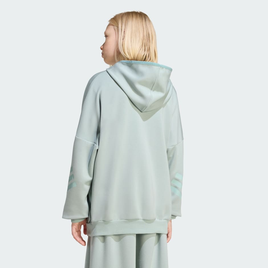 FUTURE ICONS 3 STRIPES FULL ZIP HOODIE