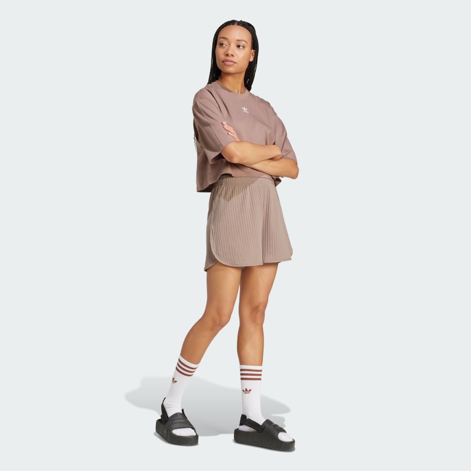 Essentials Wide Rib Sprinter Shorts