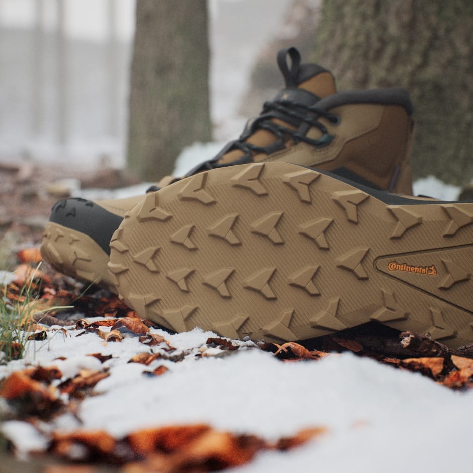 Ghete de iarnă din piele cu car&acirc;mb mediu Terrex Rain.Rdy Cold.Rdy