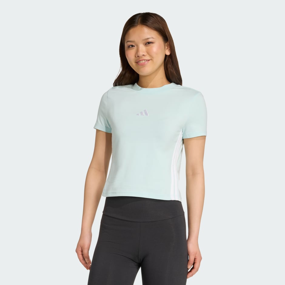 Essentials 3-Stripes Slim Baby Tee