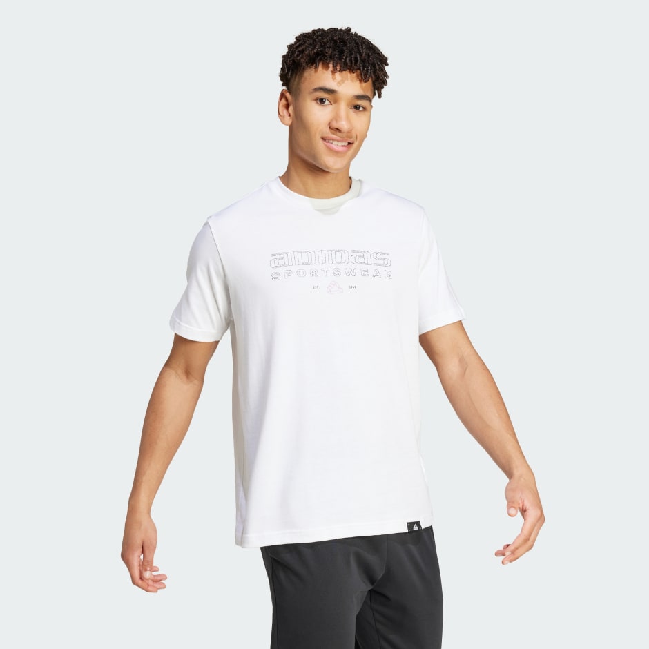 Tech Linear Graphic Tee