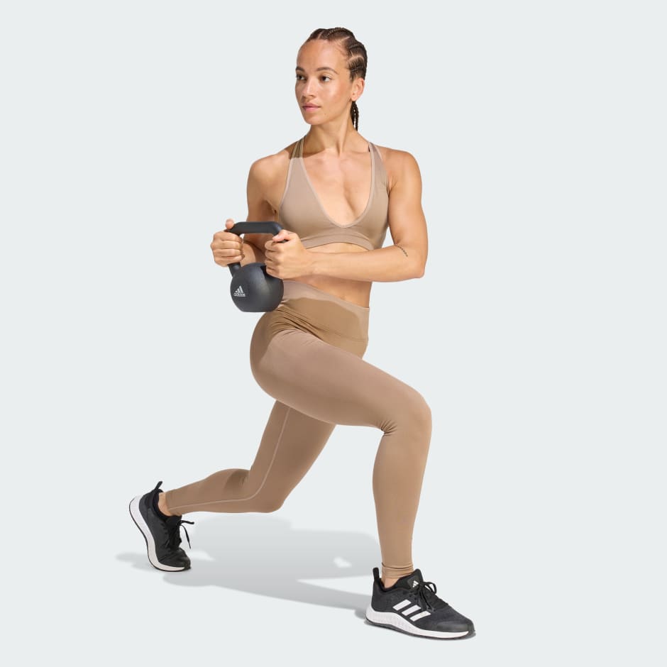 Pleteni grudnjak s laganom razinom potpore Workout Essentials