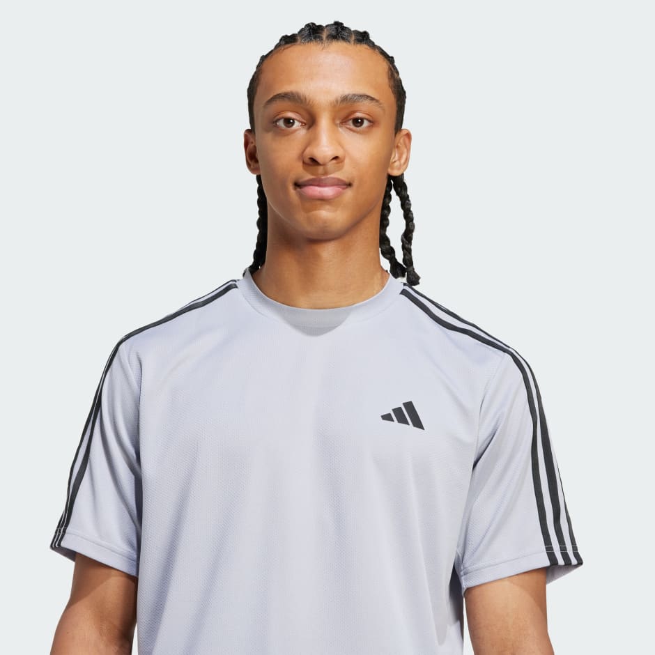 Train Essentials 3-Stripes Training Tee