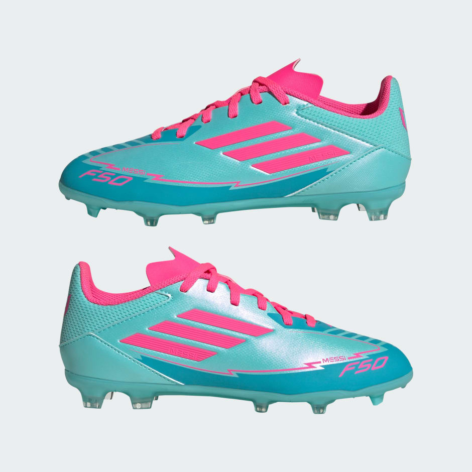 נעלי כדורגל לילדים F50 League Messi לקרקע קשיחה/מעורבת 