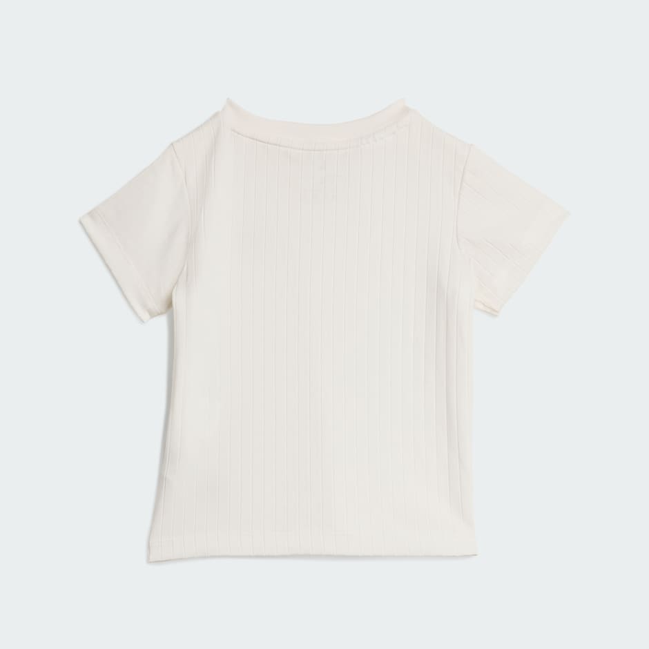 REGULAR WIDE RIB SHORT T-SHIRT SET