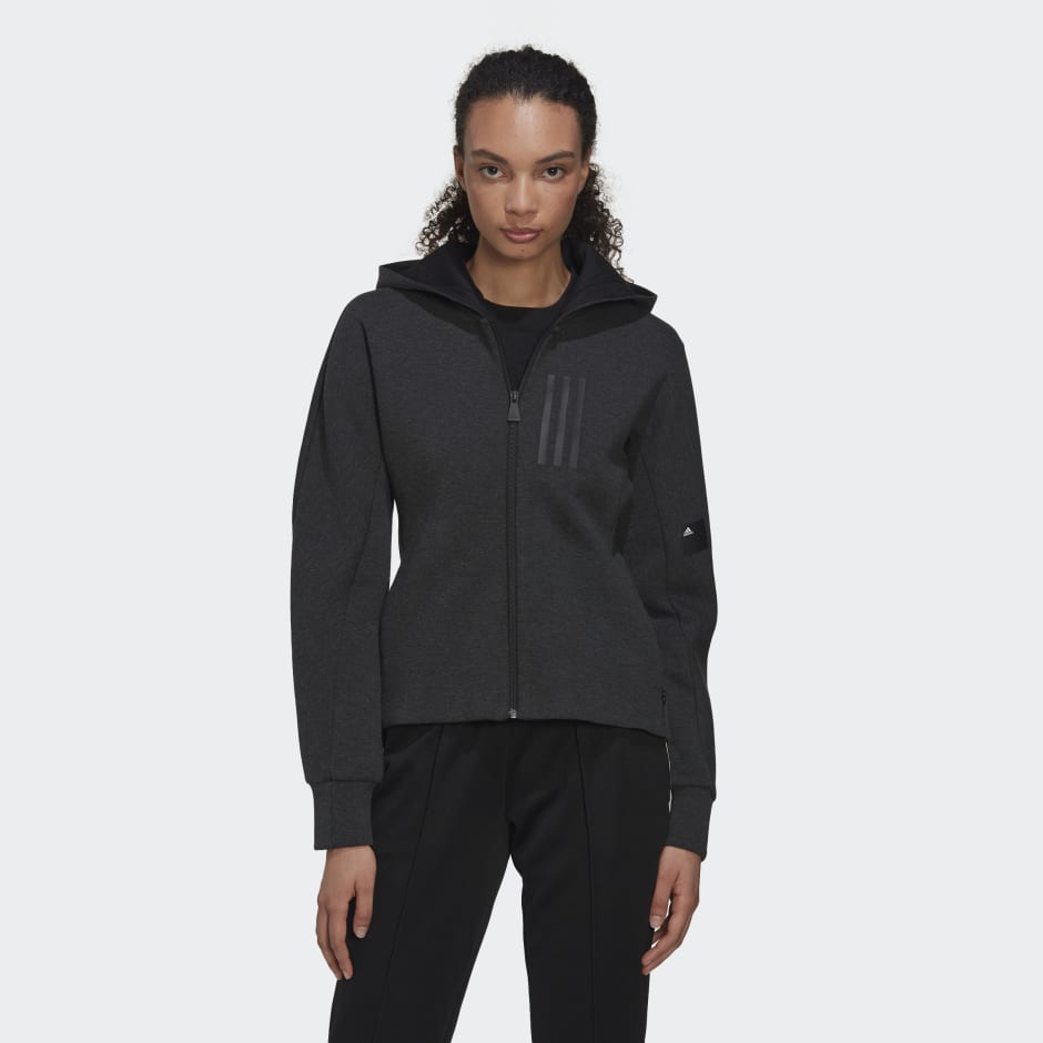Tapijt sleuf Reisbureau Women's Clothing - Mission Victory Slim Fit Full-Zip Hoodie - Black | adidas  Bahrain